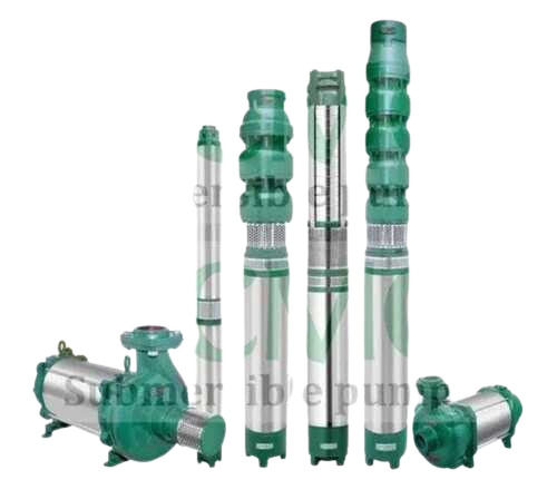 Vertical Openwell Submersible Pump - Premium Stainless Steel, Optimum Quality, Blue Color, Industrial Vertical Turbine, Polished Surface