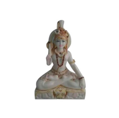 30 Inch Durable And Fine Finish Marble Shiva Statue