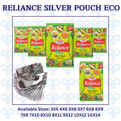 Recyclable Plastic Reliance Silver Pouch Eco