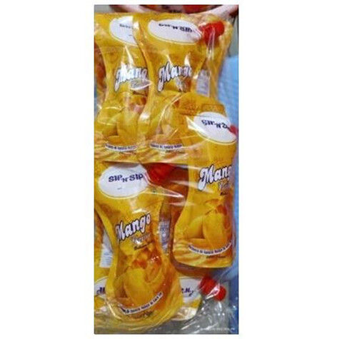 Easy To Use Printed Mango Juice Pouch