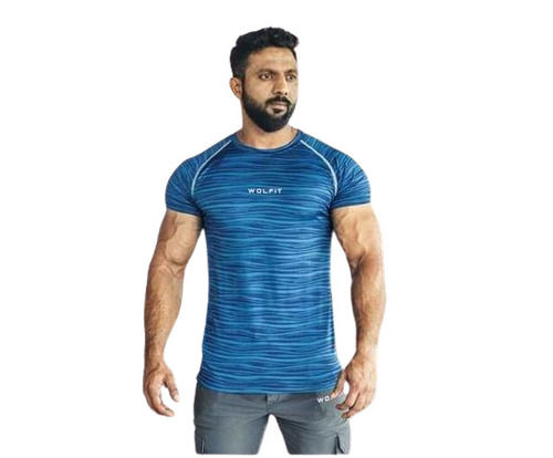 Mens Round Neck Printed T Shirts