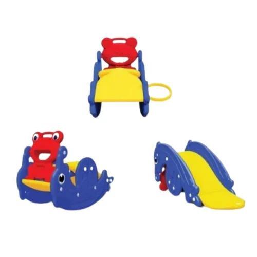 High Quality 3 In 1 Slide, Rocker And Basketball For Kids