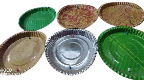 Disposable Paper Plate - Color: Various Option Are Available