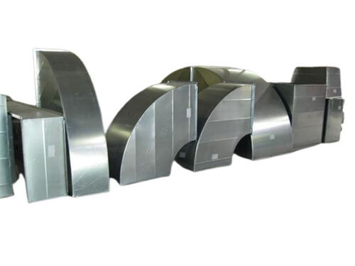 Polished Finish Corrosion Resistant Steel Fabricated Ducts for Cooling