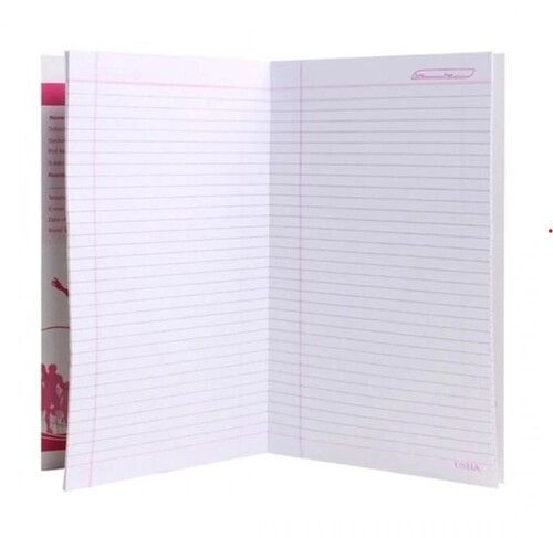 White Color Linen Pages Paper Note Book For School