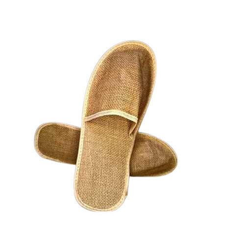 Eco Friendly Jute Disposable Hotel Slipper