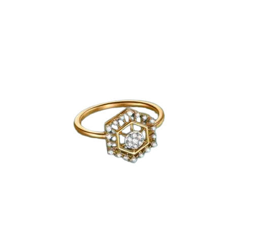 Womens Fancy Designer Glorious Floral Ring