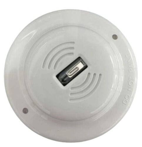 Plastic White Round Fire Detector For Smoke Detector