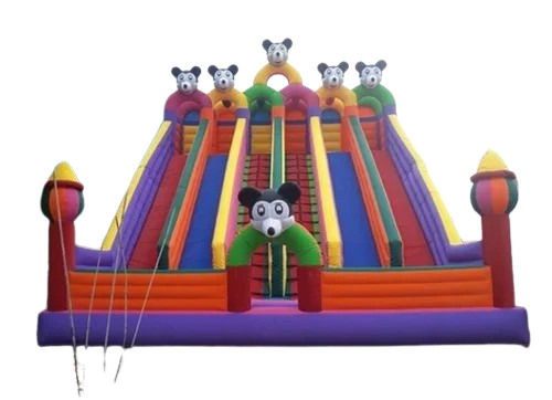 Weather Resistance Mickey Mouse Inflatable Bouncy Slide