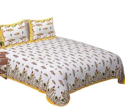 cotton double bed sheets