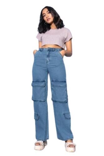 Ladies Loose Denim Jeans 