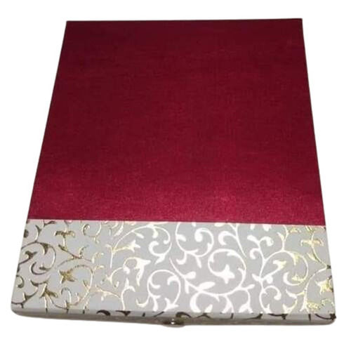 Light Weighted Portable Rectangular Plain Red Designer Jewelry Packaging Box