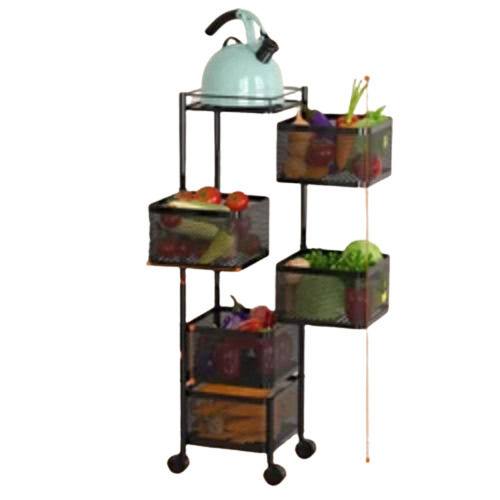 Square Four Level Shelving Storage Rack