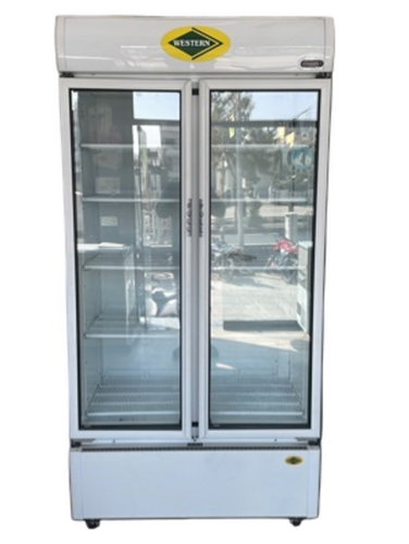 Vertical Chiller Visi Cooler - Color: White