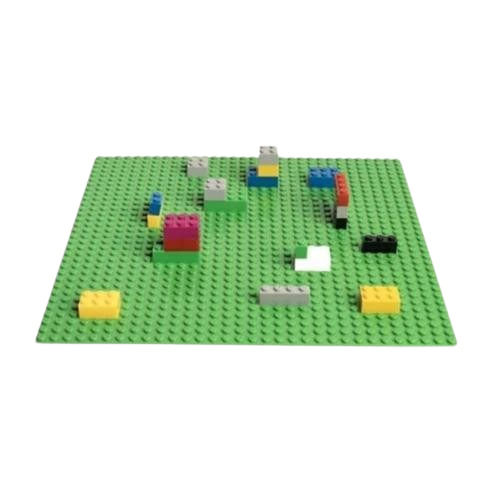 High Quality Indoor Play 2 in 1 Blocks Wall Plate For Kids