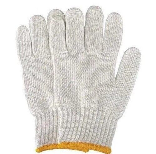 Multi Color Plain Pattern Cotton Knitted Hand Gloves