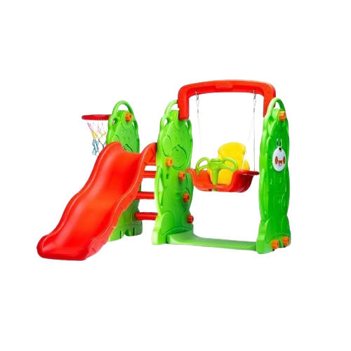 HIGH QUALITY MULTICOLOR KIDS SLIDE WITH SWING FOR KIDS