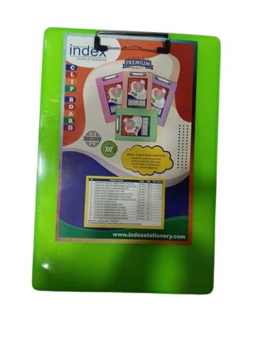 Multicolor A4 Index Plastic Clip Exam Pad For School