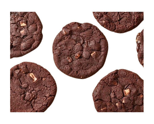 Hygienically Prepared Ready To Eat Semi-Hard Gluten Free Sweet Test Round Chocolate Cookies