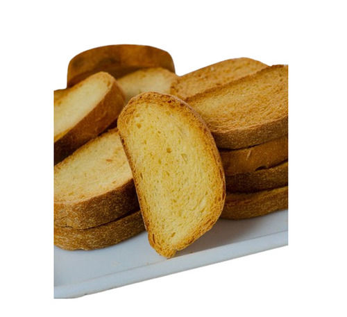 Ready To Eat Rectangular Semi-Hard Crunchy and Crispy Vegetarian Plain Suji Rusk