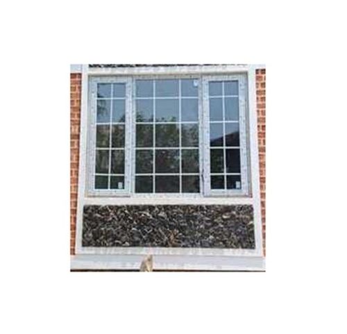 uPVC Glass Window - Rectangular Shape, Standard Size, Polished White Finish | Corrosion, Rust, Water Resistant, Easy Installation, Easy Operation