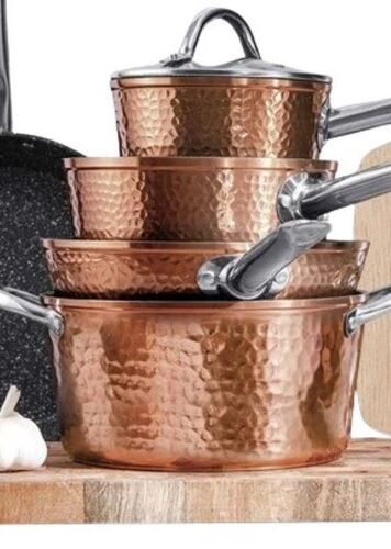 Easy To Clean Copper Bottom Pasta Cooker Set