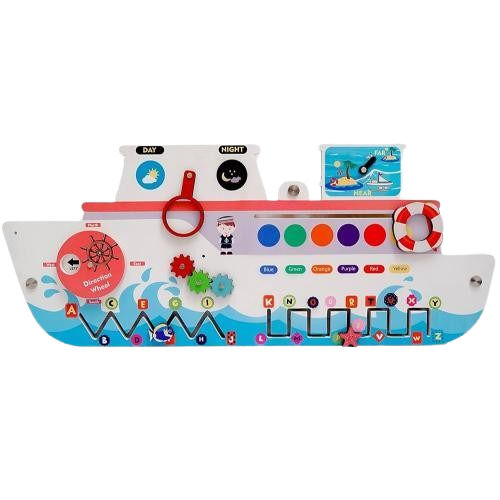 High Quality Educational Toys Ship Activity Wall Play Board For Kids