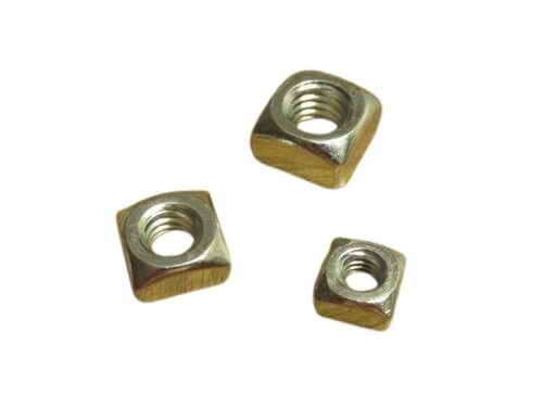 Metal Nut - Various Sizes, Silver Color | Anti-Rust Properties, Accurate Dimensions, Quality Tested