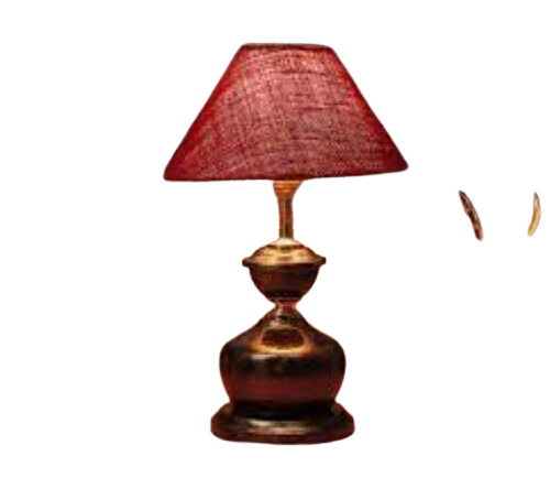 Modern Round Brown Wooden Floor Lamp For Decorative