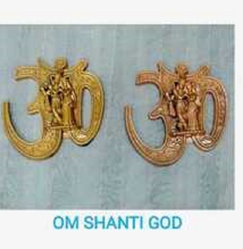 Om Shanti God Statue For Religious