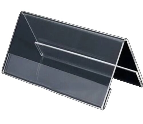 Black Rectangular Shape Floor Mount Acrylic Shoe Display Stand