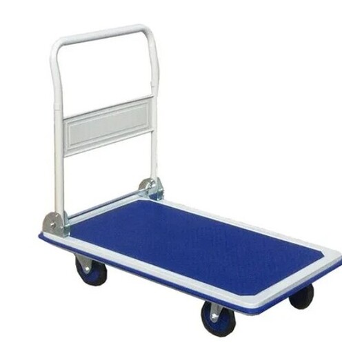 Multi Color Stainless Steel Material Warehouse Material Handling Trolley