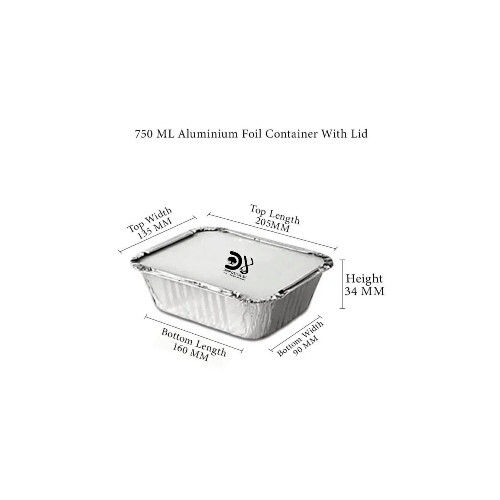 70ML Aluminium Food Container with Lid