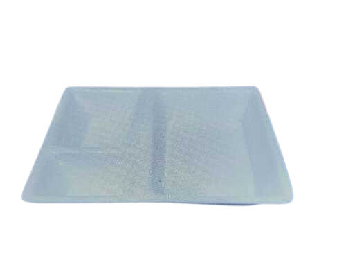 Eco Friendly Square Shape White Acrylic Plates