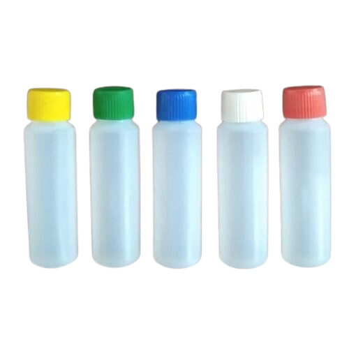 White Color Round Shape Homeopathic Hdpe Containers