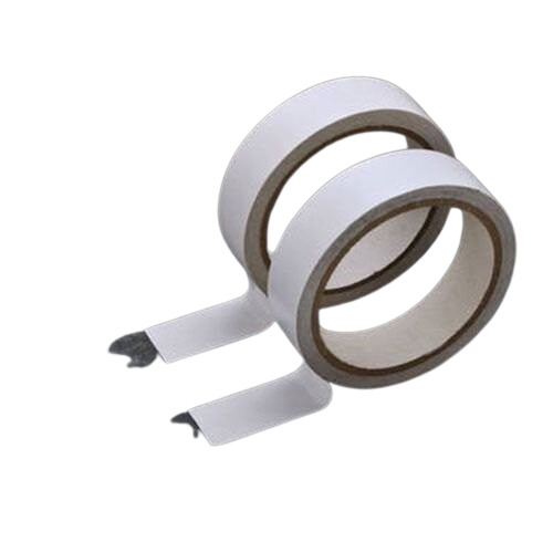 White Single Sided Tissue Tape - Eco Friendly, Durable, Plain Design | Single Side Adhesive, Perfect for Various Applications