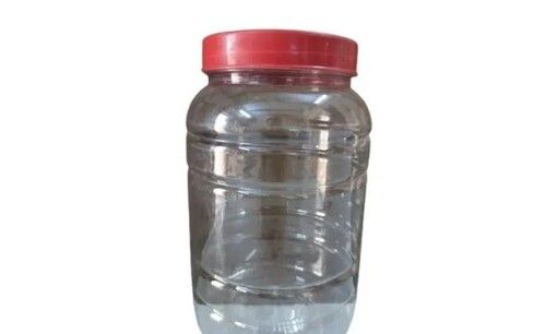 Transparent Round Shape Confectionery Plastic Jars