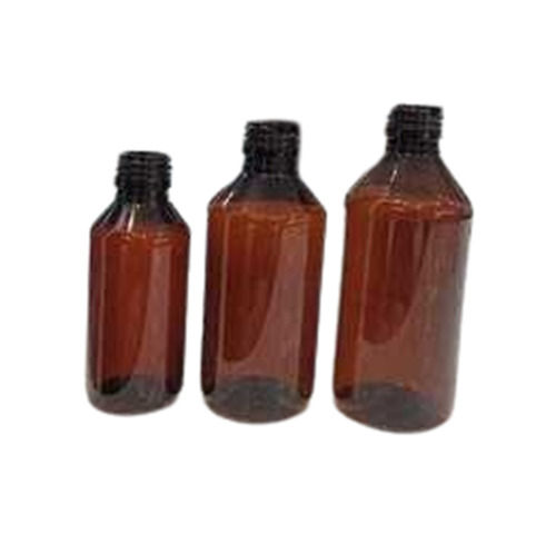 Brown Color Round Shape Pharma Glass Bottle