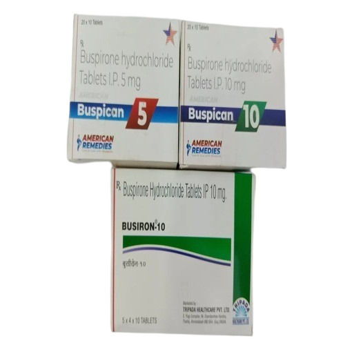 Medicine Grade Pharmaceutical Buspirone Hydrochloride Tablets, Prescribed by A Doctor