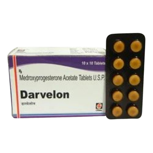 Medicine Grade Pharmaceutical Medroxyprogesterone Tablets, Prescribed by A Doctor