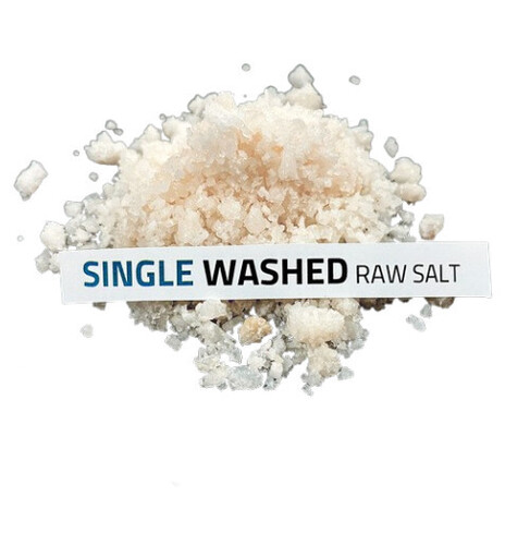 Single Washed Raw Salt