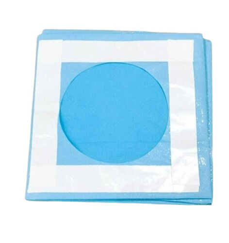 Blue Color Plain Pattern Non Woven Gynae Disposable Drape