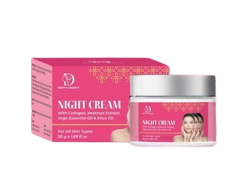 Daily Usable 100 Percent Purity Chemical Free All Skin Types Night Cream