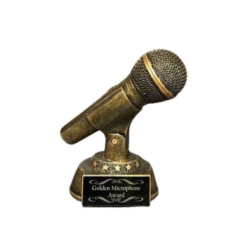 Best Singer Award Trophy