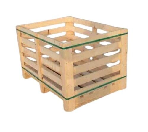 Wooden crate pallet