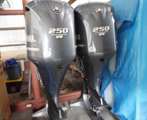 Used 2021 Yamaha 250 HP Outboard Motor Engine