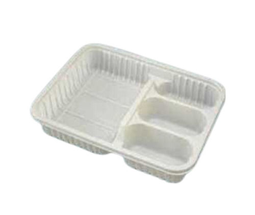 Light Weighted Portable Rectangular Crack Resistant PVC Food Blister Packaging Tray