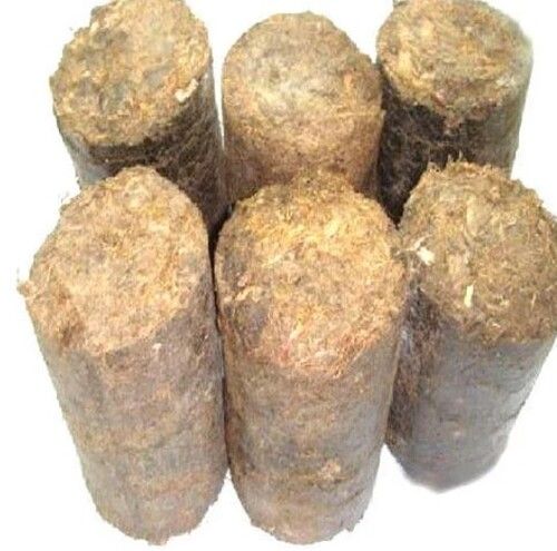 Brown Color Round Shape Industrial Biomass Briquette  