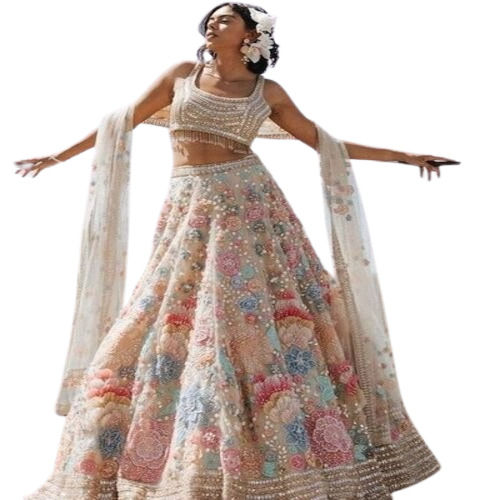 Fancy Patch Border Work Floor Length Lehenga Choli