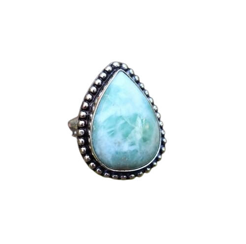 Good Quality Perfect Shape Silver Gemstone Ring